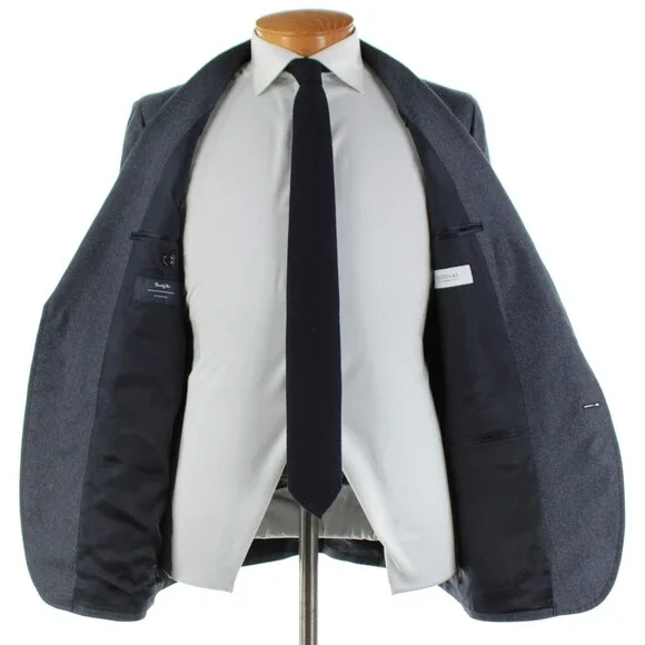 Cardinal of Canada NWT Wool Sport Coat Size 42R US In Blue & Gray Melange